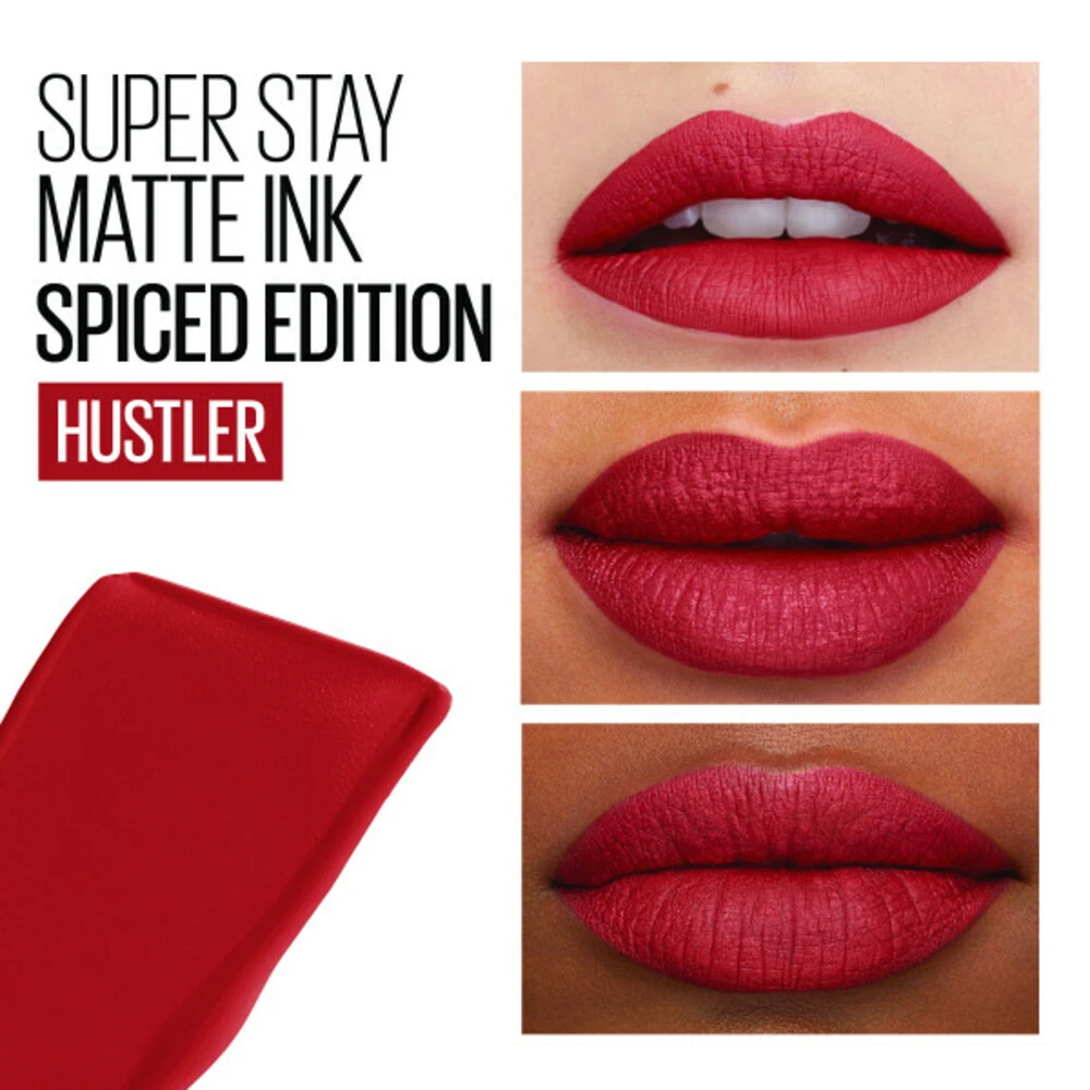 Maybelline SuperStay Matte Ink Lipstick 335 Hustler 6 Maybelline SuperStay Matte Ink Lipstick 335 Hustler - Image 4