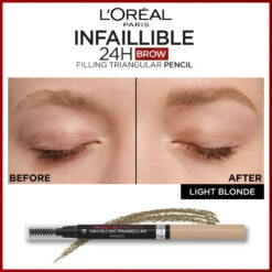 L'Oreal Lu0027Oréal 24H Brow Filling Triangular Pencil 8.0 Light Cool Blond -Beauty Verkoop 1071946 4