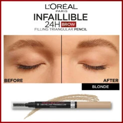 L'Oreal Lu0027Oréal 24H Brow Filling Triangular Pencil 7.0 Blonde -Beauty Verkoop 1071948 4